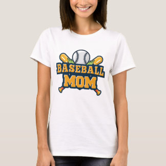 T-shirt Maman du baseball