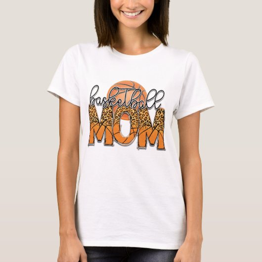 T-shirt Maman du basket (Devant)
