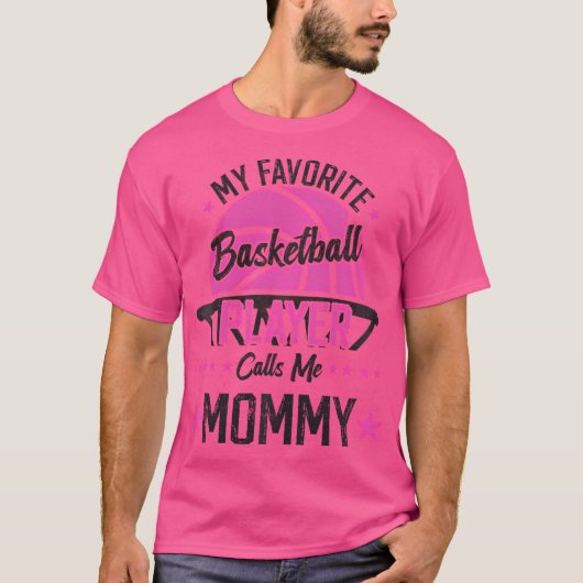T-shirt Maman du basket (Devant)