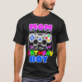 T-shirt Maman du Birthday Boy Video Game Birthday Party