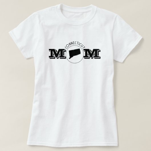T-shirt Maman du Connecticut (Design devant)