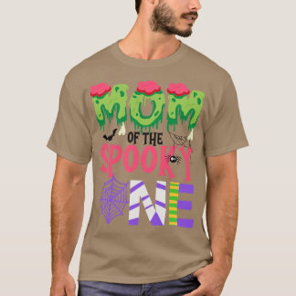 T-shirt Maman Du Éffrayant Un Halloween Premier Anniversai