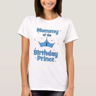T-shirt Maman du ęr prince d'anniversaire !