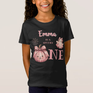 T-Shirt Maman du Fantôme Rose de Pinkoween Rétro