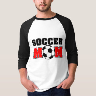 T-shirt Maman du football