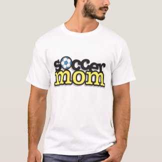 T-shirt Maman du football