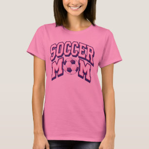 T-shirt Maman du football