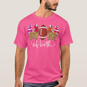 T-shirt Maman Du Football Léopard Et De Cheval Maman