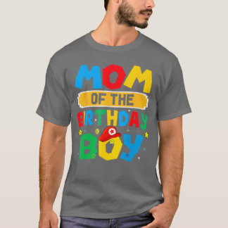 T-shirt Maman du garçon d'anniversaire jeu vidéo de jeu co