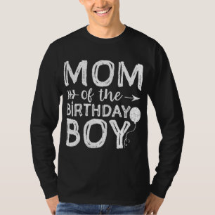 T-shirt Maman Du Garçon D'Anniversaire Maman Et Fils Qui C
