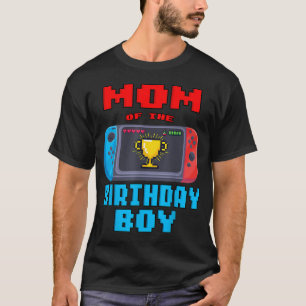 T-shirt Maman du garçon d'anniversaire Thème jeux vidéo An