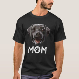 T-shirt Maman du Lab Black Labrador Puppy Retriever Mère