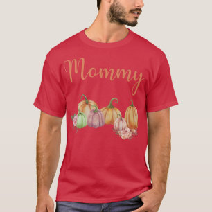 T-shirt Maman du petit Citrouille Premier anniversaire Pom