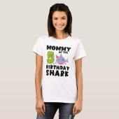 T-shirt Maman Du Requin D'Anniversaire 5 ans Anniversaire (Devant entier)