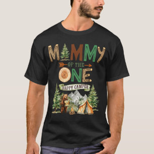 T-shirt Maman du seul joyeux campeur 1er anniversaire camp