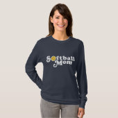 T-shirt Maman du softball (Devant entier)