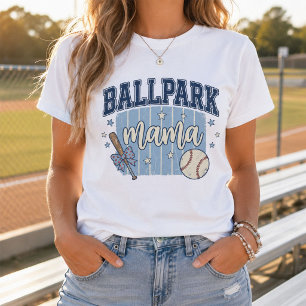 T-shirt Maman du stade Baseball Maman graphique universita