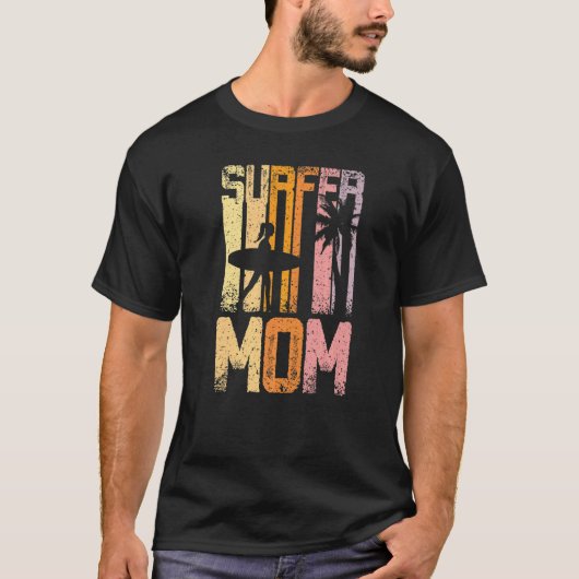 T-shirt Maman du surf (Devant)