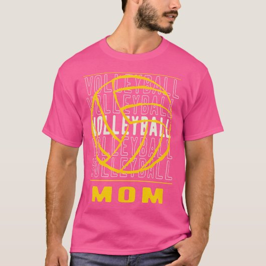 T-shirt Maman du volley (Devant)