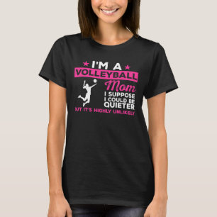 T-shirt Maman du volley-ball