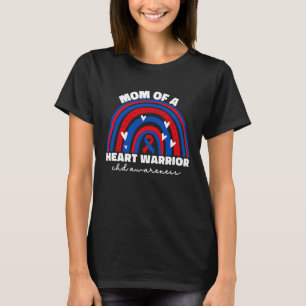 T-shirt Maman d'un guerrier CHD Maladie cardiaque congénit