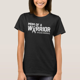 T-shirt Maman d'un guerrier Sensibilisation à la dyslexie