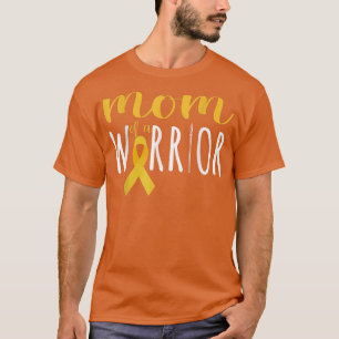 T-shirt Maman D'Un Guerrier Sensibilisation Au Cancer Chez