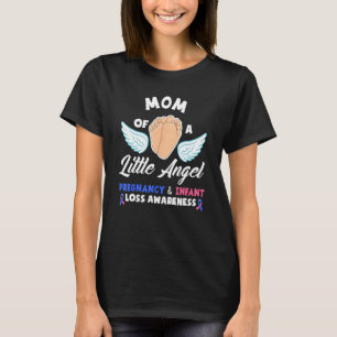 T-shirt Maman D'Un Petit Ange Infant Perte Sensibilisation
