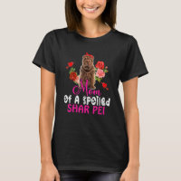 Maman D'Un Shar Pei Cute Shar Pei Chien Bow Ti
