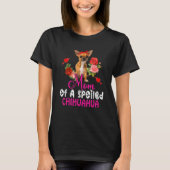 T-shirt Maman D'Une Cravate De Chihuahua Cute Chihuahua Bo (Devant)