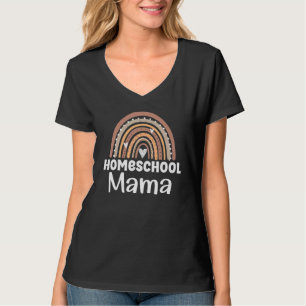 T-shirt Maman école à la maison Première journée d'école