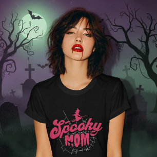 T-shirt Maman effrayante – Sorcière d'Halloween