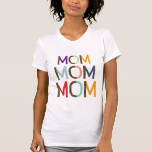 T-shirt Maman Élégant Blanc