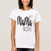 T-shirt Maman Est. 2019 (Devant)