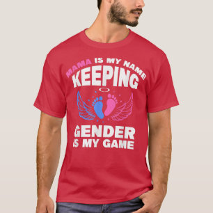 T-shirt Maman est mon nom Garder le genre est mon jeu Genr