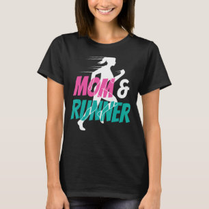 T-shirt Maman Et Coureur Coureur Mère Jogging Maman Mama M