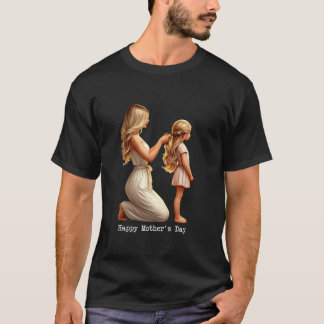 T-shirt Maman Et Fille Bonne Fête Des Mères Fête De La Mèr