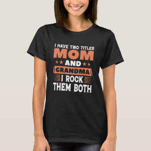 T-shirt Maman Et Grand-Maman