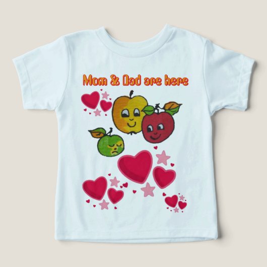 T-Shirt Maman et Papa (Design Recto)