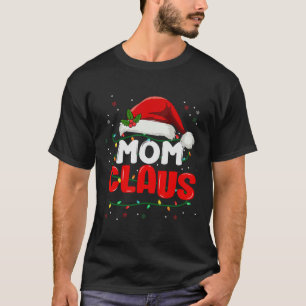 T-shirt Maman Et Papa Claus Noël Noël Noël Noël Noël Père