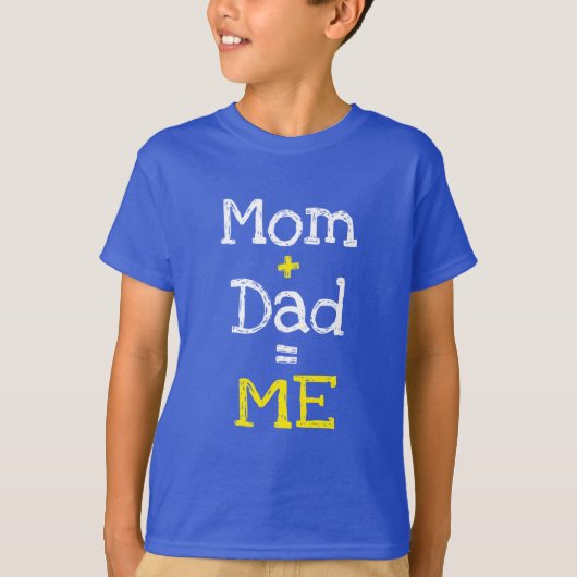 T-shirt Maman et papa sont moi (Devant)