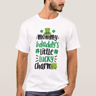 T-shirt Maman et papa's Little Lucky Charm St patrick D