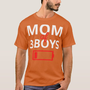 T-shirt Maman Fatiguée De 3 Garçons II