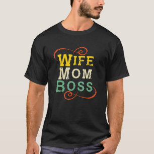 T-shirt Maman Femme Boss Mothers Day Tee