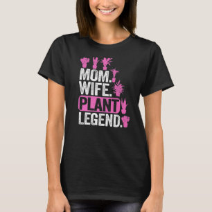 T-shirt Maman Femme Plante Légende Plantes Mama Femmes Gar