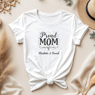 T-shirt Maman fière de Cadeau Personnalisé Pour Maman