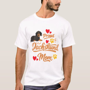 T-shirt Maman fière de Dachshund Cadeau de chien de Vienne