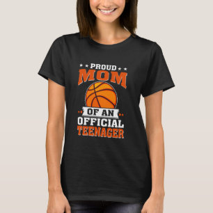 T-shirt Maman fière d'un adolescent officiel pour son 13e 