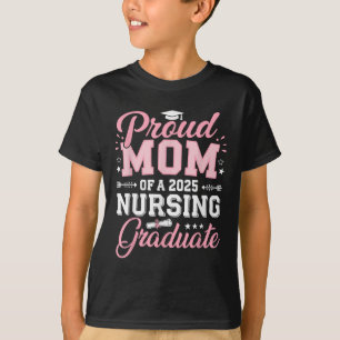 T-shirt Maman fière d'un diplômé en soins infirmiers 2025
