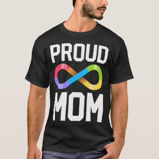 T-shirt Maman fière Famille d'autisme Mère autiste Infini